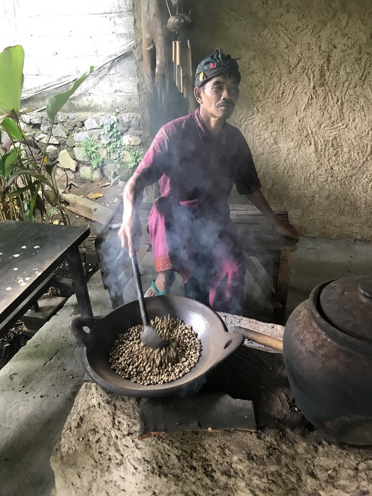 Bali Luwak kávé farm